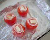 可愛い前菜＊生ハムチーズミディトマト焼き作り方6写真