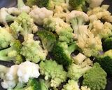 フライパンひとつで花野菜のペペロンチーノ作り方3写真