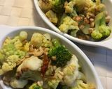 フライパンひとつで花野菜のペペロンチーノ作り方6写真