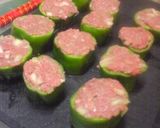 ナイスからし醤油♪♪ピーマンの肉詰め☆作り方2写真