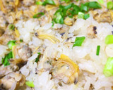 簡単！アサリの酒蒸しを使った炊き込みご飯作り方8写真