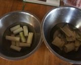 山うどの酢の物ときんぴら作り方1写真