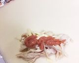 簡単!たらことささみの春巻き作り方3写真