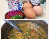卵と混ぜて焼くだけ！中華風お好み焼き作り方1写真
