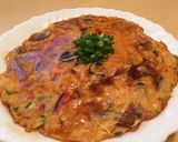 卵と混ぜて焼くだけ！中華風お好み焼き作り方4写真