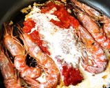 本格♪濃厚♡海老のトマトクリームパスタ作り方10写真