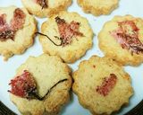 桜の塩漬けを使った米粉クッキー作り方10写真