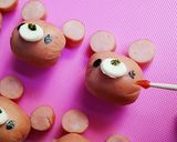簡単 キャラ弁おかず☆フランクくまちゃん作り方4写真