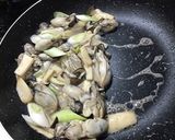 牡蠣とねぎのバター＆シャンタン焼き作り方4写真