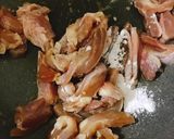 鶏肉で青椒肉絲作り方3写真