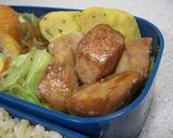 わさび醤油で☆メカジキの一口ステーキ♪作り方4写真