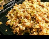 焼き肉タレと挽き肉で味付け簡単チャーハン作り方3写真