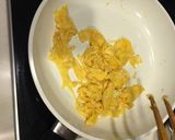 簡単美味しい！大根の皮と卵の炒め物。作り方3写真
