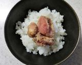 炙り明太子ごはんに、オリーブオイル作り方3写真