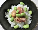 炙り明太子ごはんに、オリーブオイル作り方4写真
