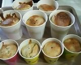 紙コップでしっとりチョコバナナケーキ作り方6写真