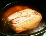 豚ももブロック肉でコトコト煮豚♡お弁当に作り方3写真