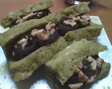 抹茶風味の粒あんサンド作り方7写真