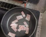おにぎり★ベーコン★焼き肉のたれ作り方1写真