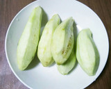 裸んぼ茄子の甘辛炒め作り方1写真