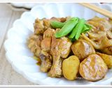 手羽元と新じゃがカレー煮込み【作り置き】作り方5写真