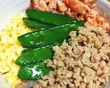 鶏そぼろ丼作り方5写真