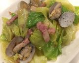 あさりとキャベツの白ワイン蒸し作り方7写真