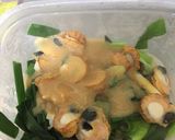レンジでベビー帆立とシメジの酢味噌和え作り方5写真