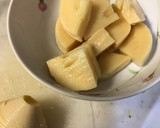 【厚揚げ】豚と筍のカレー炒め【入れた】作り方1写真