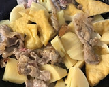 【厚揚げ】豚と筍のカレー炒め【入れた】作り方5写真