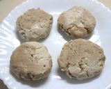 絶品★パンのような食感★そば粉で蓮根餅作り方6写真