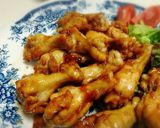 手羽元のフライパンで手間なし照焼きチキン作り方4写真