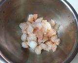 海老と茎わかめ入りアボカドサラダ作り方2写真