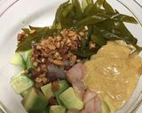 海老と茎わかめ入りアボカドサラダ作り方6写真