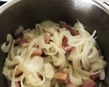 赤軸ほうれん草のチーズチャウダー作り方3写真