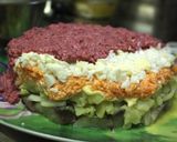 ロシア料理　サバとビーツのサラダ作り方8写真