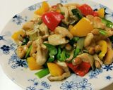 節分豆で！鶏肉と炒り大豆の炒め物♪作り方10写真