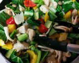 節分豆で！鶏肉と炒り大豆の炒め物♪作り方6写真
