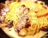 あさりと海老の濃厚チーズクリームパスタ♡作り方8写真
