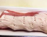 豚ばらブロックの煮豚♪とろつやタレ♪作り方1写真