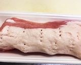 豚ばらブロックの煮豚♪とろつやタレ♪作り方1写真