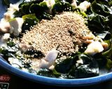 ワカメ、豆腐、鶏肉を炒めてみて!作り方8写真