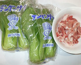 豚肉とチンゲン菜の中華風野菜炒め♪簡単作り方1写真