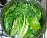 豚肉と小松菜の中華風炒め♪簡単作り方2写真