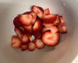 いちごと小豆の春香るシフォンケーキ作り方3写真
