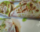 餃子の皮でイタリア～～ン作り方4写真