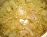 春キャベツと油揚げと豆腐のお味噌汁☆作り方3写真