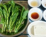 ＊菜の花の白和え＊作り方1写真