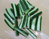 胡瓜の甘酢榨菜和え作り方1写真