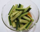 胡瓜の甘酢榨菜和え作り方3写真